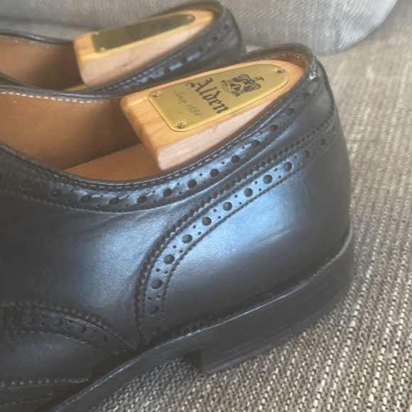 Alden New England Wingtip Black Leather Men’s Dress Oxford Shoes Size 11.5 A/C main image 12